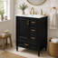 Freestanding Standard Single Vanity Bathroom Vanity With Ceramic Top