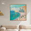 «The Beach» par Monet, art mural paysage côtier par Art Remedy-104336418-104336425