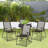 Steel Outdoor Folding Dining Armchair