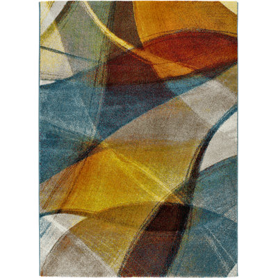 Baskette Geometric Area Rug