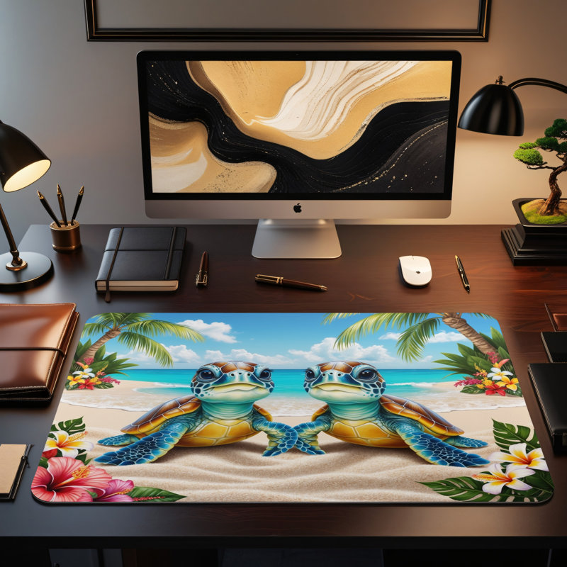 Polyester Desk Pad, 23.6x13.8