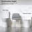 Modern Bathroom Toilet, 17" Height, Dual Flush 1.1/1.6 , Rimless Bowl, Soft Closing Seat, Gloss White, 12" Rough-In Compliant, Flush, Close Rough-In, Hygiene Focused