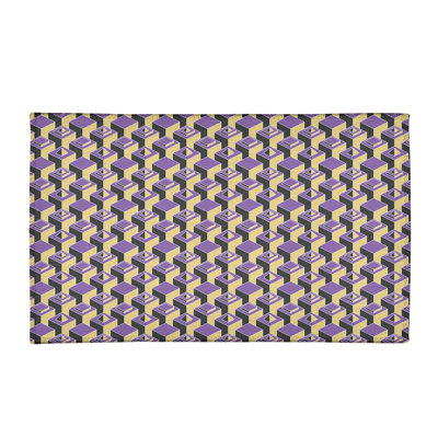 Chenille Geometric Indoor Rug