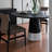 Round Dining Table with Durable Features.-287238387