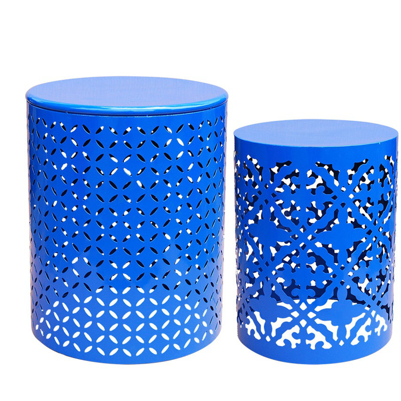 Azha Nesting Tables, Royal Blue