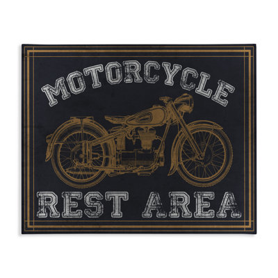 Toile pour aire de repos pour motocyclettes, conception de Marcus Prime