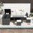 6-Piece PE Rattan Outdoor Sofa Set with Multi-Storage, Adjustable Seating and Tempered Glass Table-877517309-877517303
