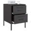Loredana Bedside Cabinet 36 x 39 x 50.5 cm Steel-747752110-753963069