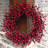 Dried Berry Foam 22'' Wreath