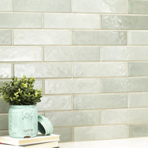 Renzo 3" x 12" Glossy Ceramic Subway Wall Tile