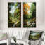 «Orange Green Trees Canopy», 2 pièces-1636341512-1636341509
