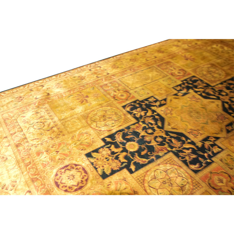 Tapis bleu noué à la main de haute qualité