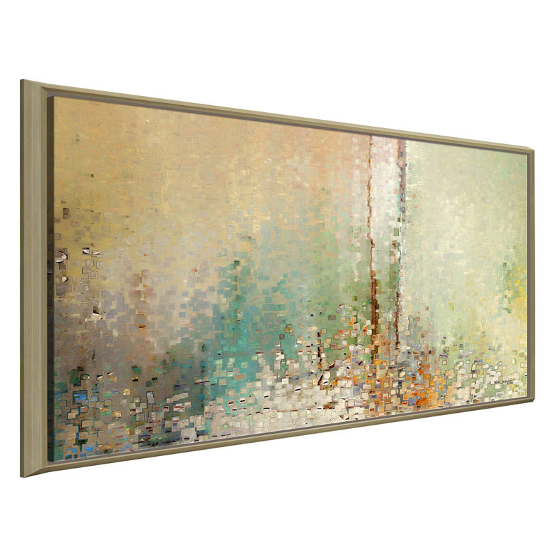 «The Right Kind of Aide. John 12: 32 ', impression, H 21,5 po x l 33,5 po x P 2 po, Cadre flottant champagne