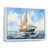White Floater Framed