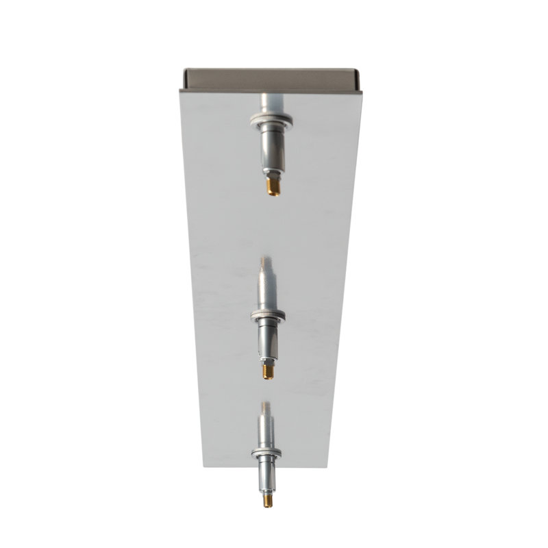 3-Light Linear Canopy, Sterling