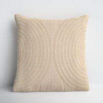 Bande Dark Beige Textured Stripe 20x20 Throw Pillow Cover + Reviews