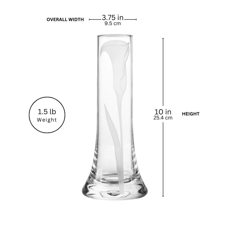 Vase 10 po calla lily