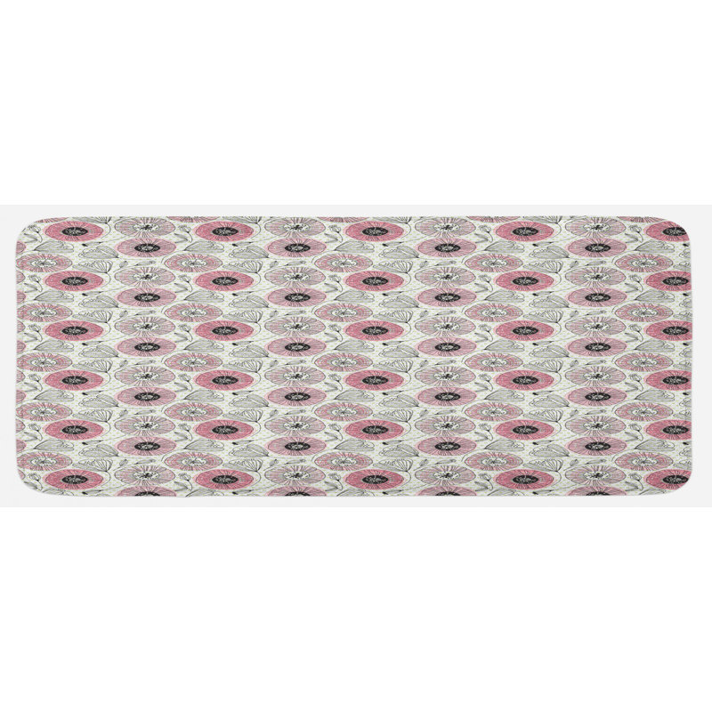 Tapis de cuisine circulaire