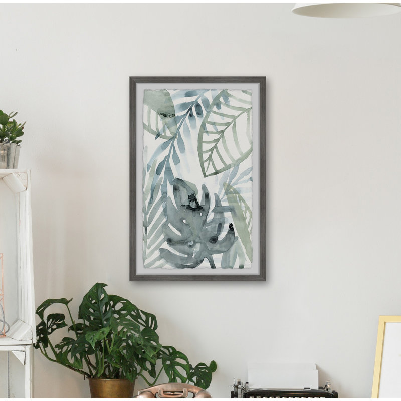 Palms Lines by Parvez Taj - Single Picture Frame Painting, 30 cm H x 20 cm W