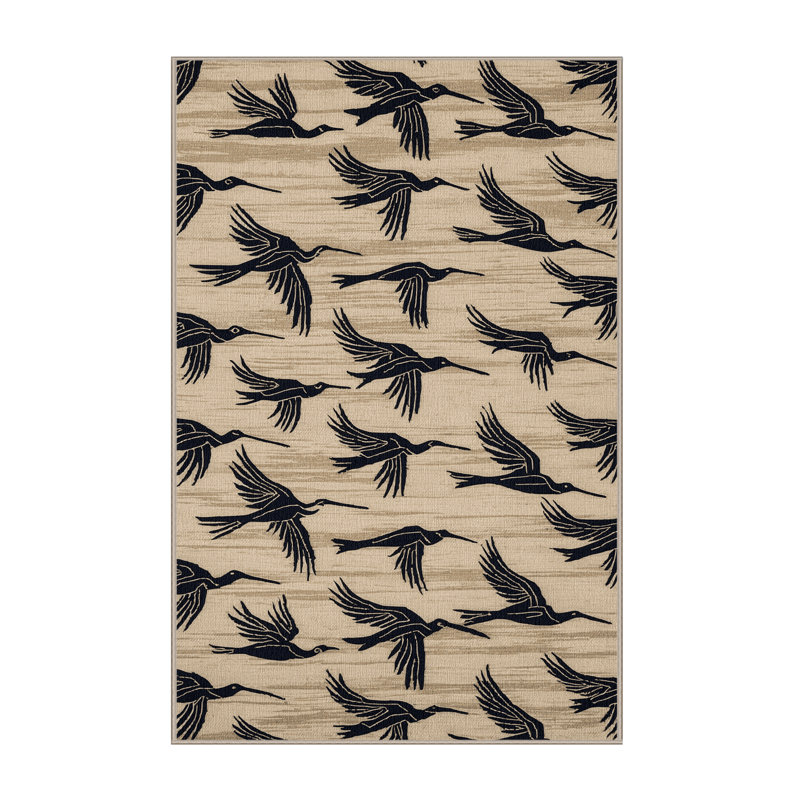  Tapis hawaïen lavable Tropicbirds, Rectangle de 5 pi x 8 pi
