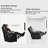 Set Of Two Power Swivel Rocker Chon For Adults - Rocking Recliner With Heat And Massage/Cup Holder/LED Lights/USB & Type-C Ports/Side Pocket For Living Room-363682186