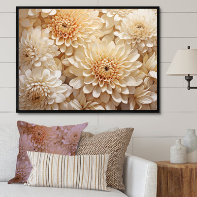 " Pure White Chrysanthemums Magic I "