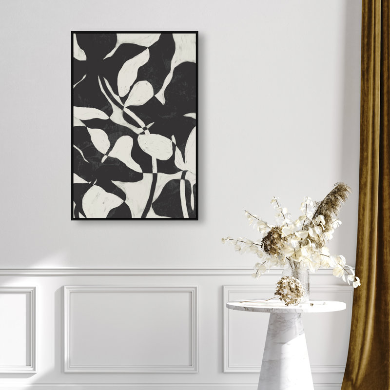 Inverted Nature Print by Oliver Gal, 46"H x 31"W, Black Floater Frame