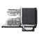 LG 24 in. PrintProof Stainless Steel Front Control Dishwasher with QuadWash, 3rd Rack & Dynamic Dry, 48 dBA