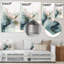 «Green and Cream Essence of Modernity II», impression sur métal sans cadre-15407655
