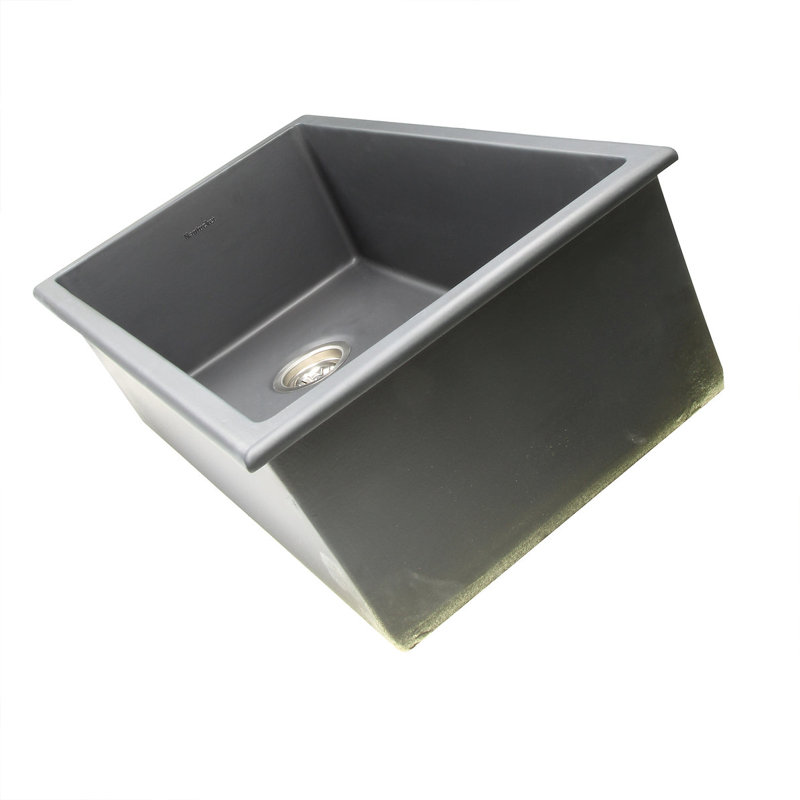 Évier de cuisine à double fixation avec accessoires L 34 po x l 18,5 po Pranav