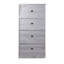 Armoire de rangement 67 portes H 67,4 po à 4 portes en miroir-129104941