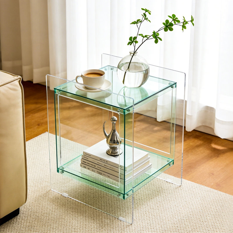 Frame End Table, Green
