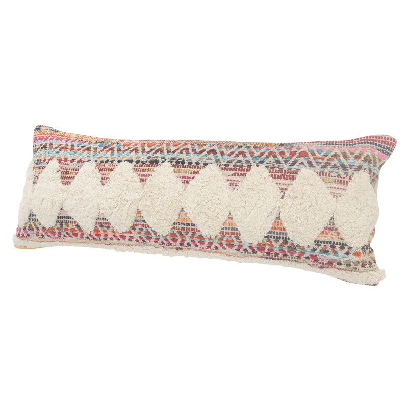Amara 18" Multicolor Embroidered Cotton Throw Pillow Set