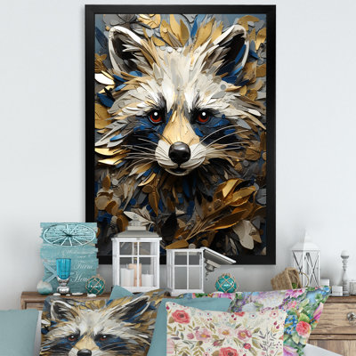 " Mischief Raccoon Portrait II "
