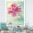 Impression blanche sur toile encadrée