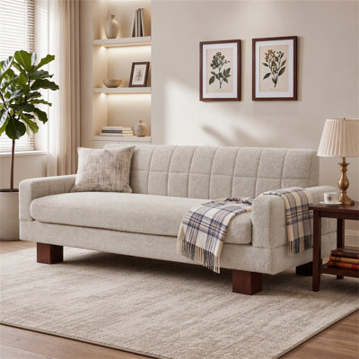 Upholstered 31.31 " Boucle Loveseat