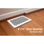  Ouverture de conduit 8 po x 14 po AIR RETOUR | Grille d'air lourde en fonte d'aluminium (10 po x 16 po au total) | Thermolaqué-121531918-121531919