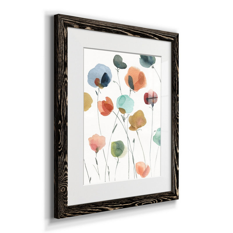 Lollipop Garden II - Cadre photo, reproduction d'art sur papier, H 24 po x l 18 po x P 1,5 po, Noir