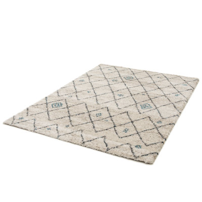 Albers Geometric Shag Area Rug