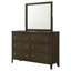 Commode 6 tiroirs avec miroir Ingenito
