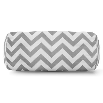 Chevron Cotton Outdoor Reversible Throw Pillow