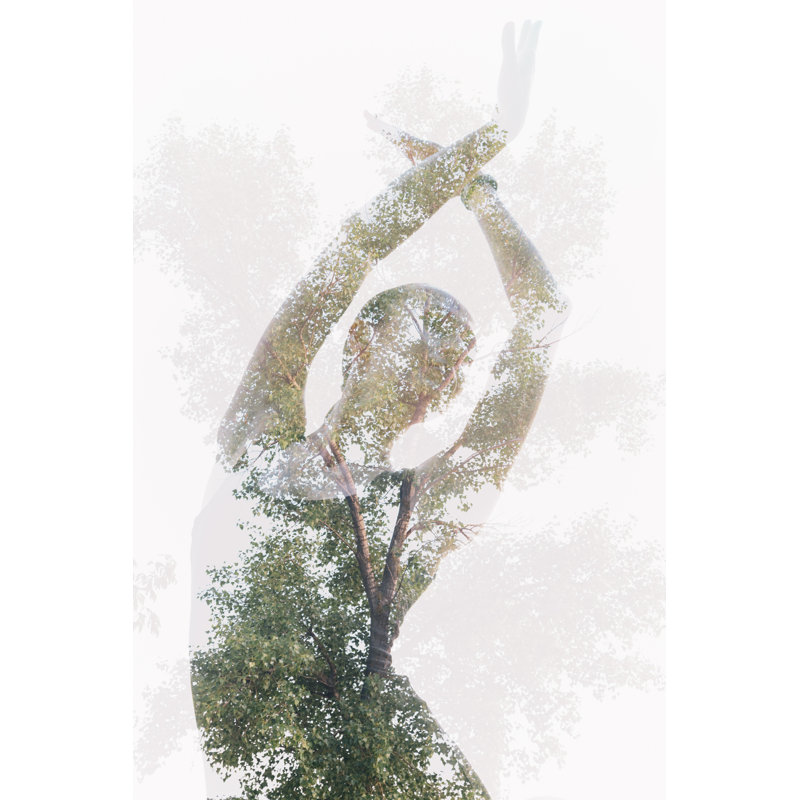 Portrait of Dancing Woman 1 Piece Wrapped Canvas Wall Art, 122cm H x 81cm W x 3.8cm D