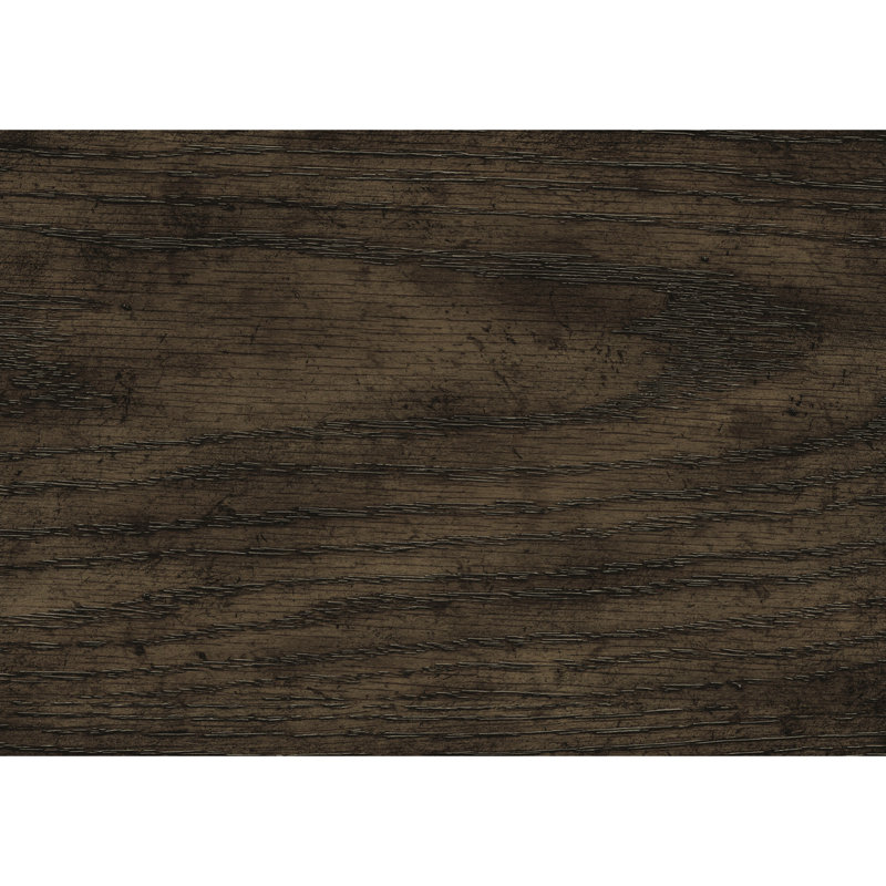 Table de chevet en bois au fini chêne brun - Structure stable et robuste pour 3 éléments décoratifs classiques de chambre à coucher