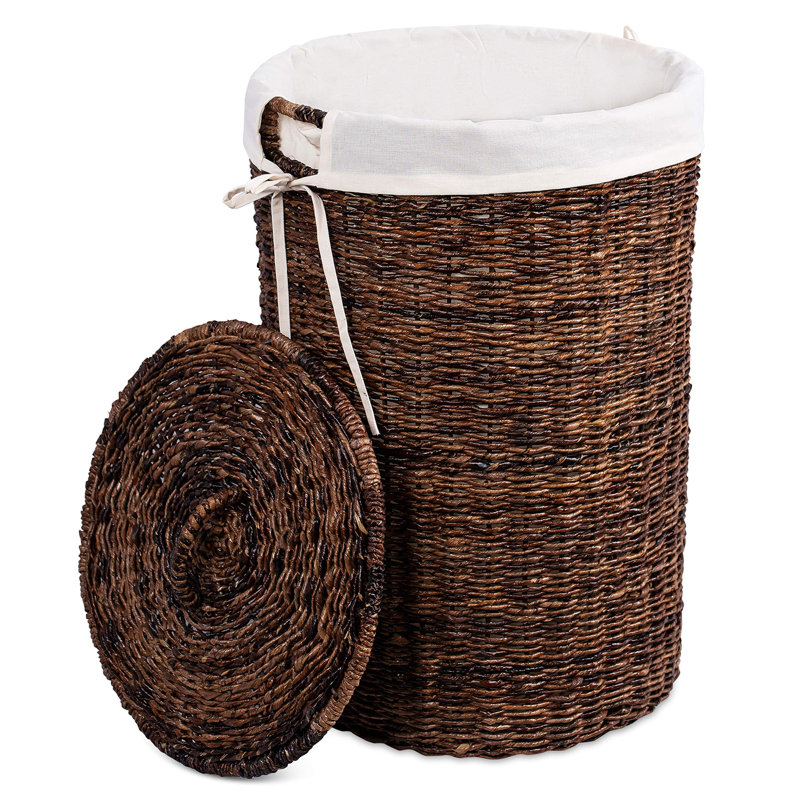 Laundry Hamper with Liner, Espresso