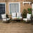 Wicker 4 - Person Patio Conversation Set with Cushions-1694818620-1694818621