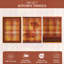 Ensemble de 3 torchons de cuisine Maison d'Hermine à motif tartan Thanksgiving, 100 % coton - 51 x 70 cm