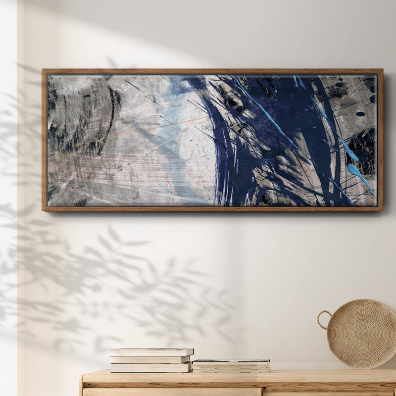 Blue Noise II- Framed Canvas