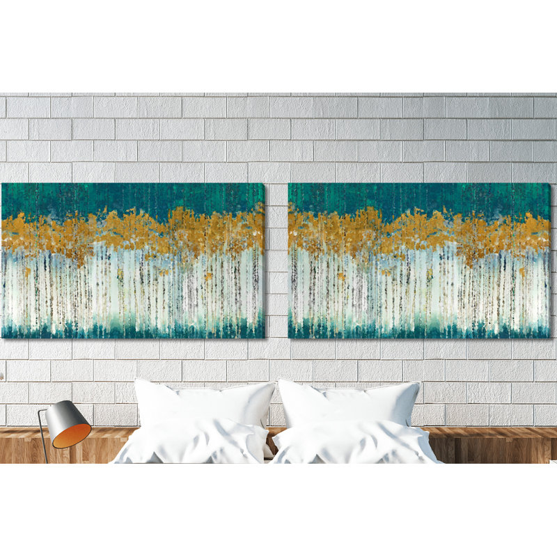 «I am Triumphant 2 Corinthians 2 14 - Ensemble de 2 impressions d'art sur toile panoramique, H 18 po x l 60 po x P 1 po