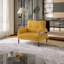 Fauteuil d'appoint en velours côtelé-1420156179
