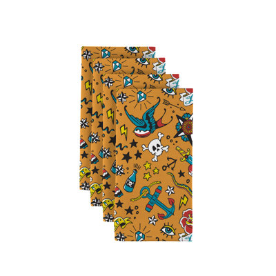 Polyester Nautical Square Napkin